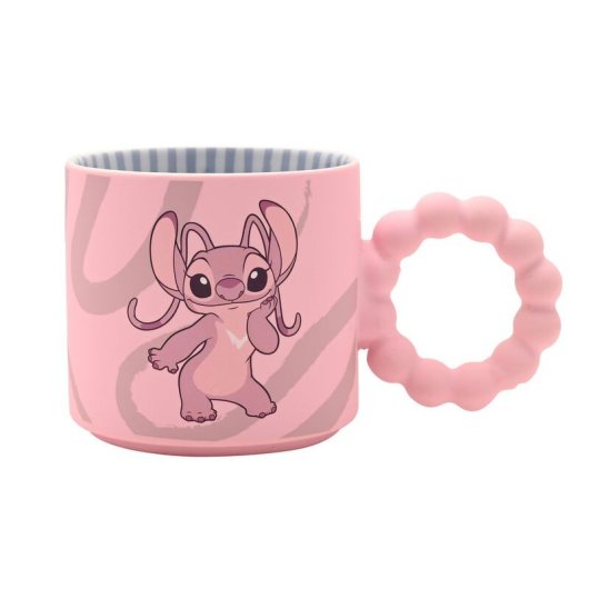 Taza Angel Textura Suave Stitch Cerámica 300 Mls
