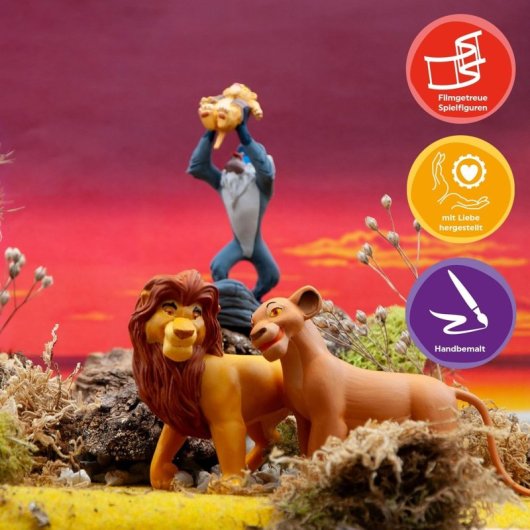 Figura Mufasa El Rey León Disney 9 Cms