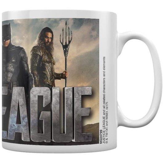 Taza Justice League Liga De La Justicia Dc Cerámica 315 Mls