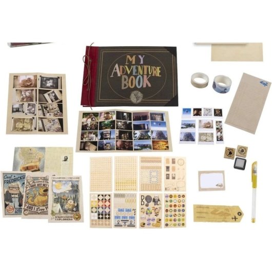 Set De Papelería Con Scrapbook Up Pixar