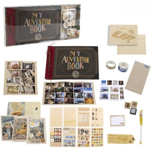 Set De Papelería Con Scrapbook Up Pixar
