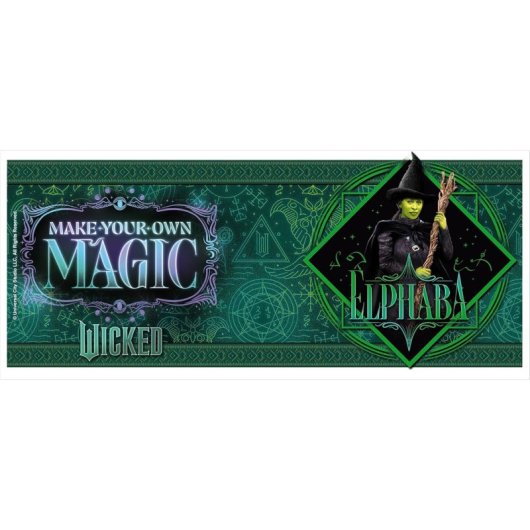 Taza Elphaba Make Your Own Magic Wicked Cerámica 320 Mls