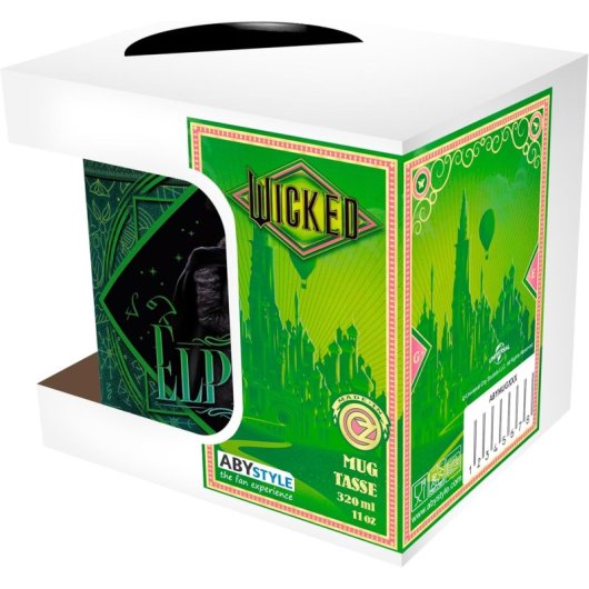 Taza Elphaba Make Your Own Magic Wicked Cerámica 320 Mls