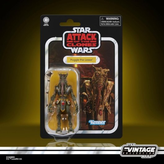 Figura Poggle The Lesser Star Wars El Ataque De Los Clones Articulada 9,5 Cms
