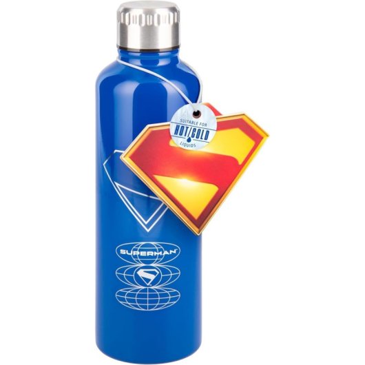 Botella Metálica Superman Dc 500 Mls