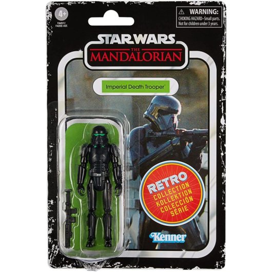 Figura Imperial Death Trooper The Mandalorian Star Wars Retro Collection Articulada 10 Cms