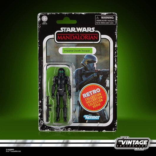 Figura Imperial Death Trooper The Mandalorian Star Wars Retro Collection Articulada 10 Cms
