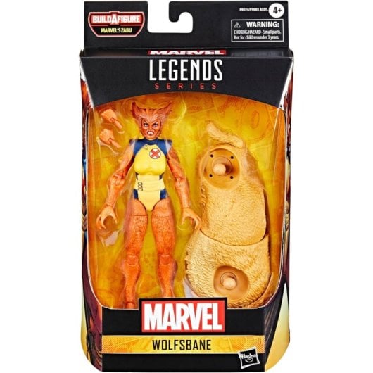 Figura Wolfsbane Marvel Legends Build A Figure Articulada 15 Cms