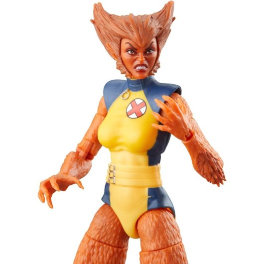Figura Wolfsbane Marvel Legends Build A Figure Articulada 15 Cms