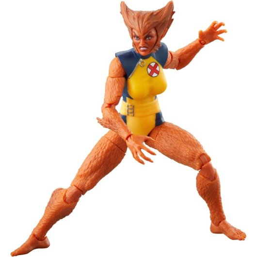 Figura Wolfsbane Marvel Legends Build A Figure Articulada 15 Cms