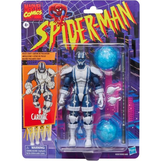 Figura Cardiac Spider-man Marvel Comics Articulada 15 Cms