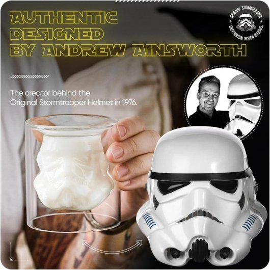 Vaso Stormtrooper Star Wars Original Stormtrooper Cristal 150 Mls