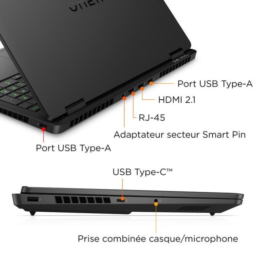 Portátil HP Omen 16-am0092nf 16" Intel Core 5 210H 16GB 512GB SSD RTX 5050 FreeDOS
