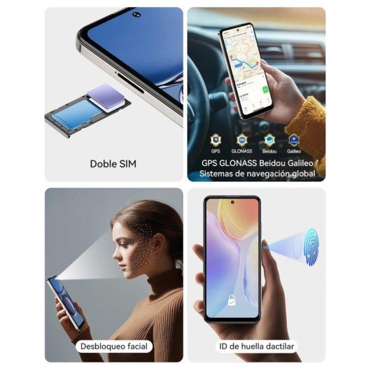 HOTWAV Note 13 Max 4G 256GB 6GB 6,8" Noir Caméra 48MP