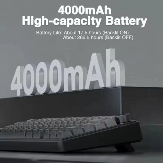 Teclado Aula F75 mecánico gaming compacto 75% US ANSI RGB tri-modo