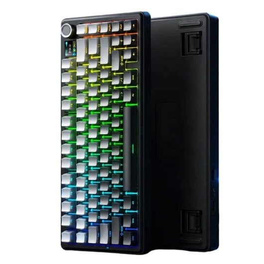 Tastatur Aula F75 Max Mechanisch Kabellos Bluetooth 2.4G Gasket RGB LCD Display
