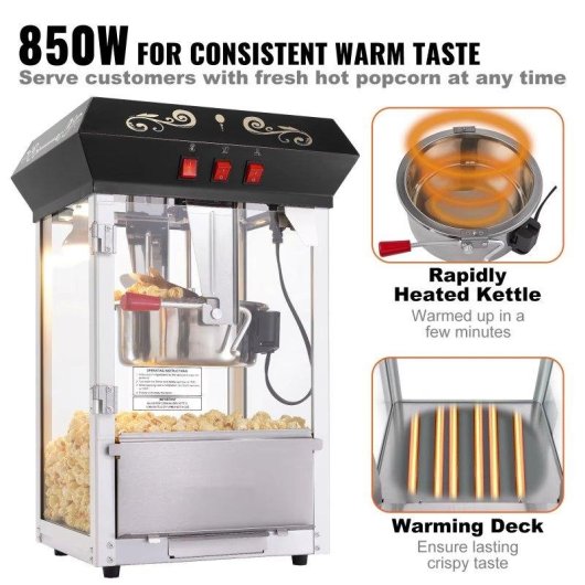 Machine popcorn Autrucker 850W