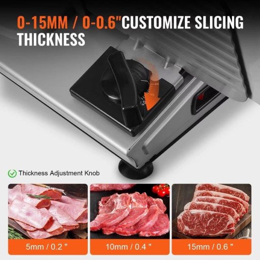 Trancheuse Autrucker Sus420 180W Lame 190 mm Reglable 0-15 mm