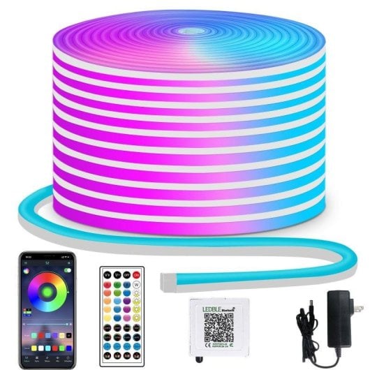 Neon LED RGB Lichtleiste 20 m Autrucker IP65 24V App
