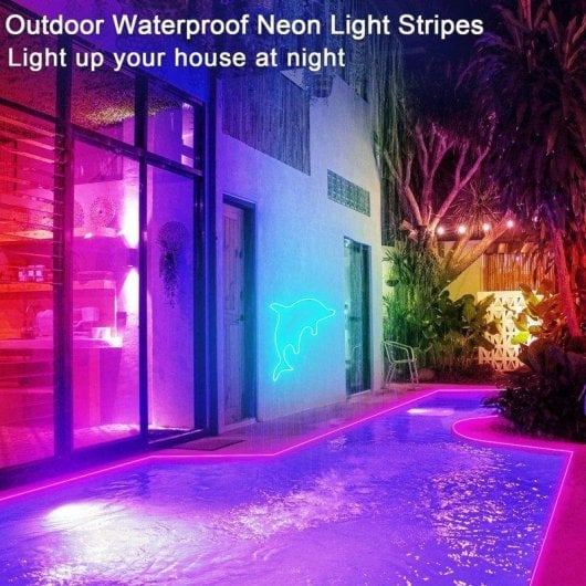 Neon LED RGB Lichtleiste 20 m Autrucker IP65 24V App