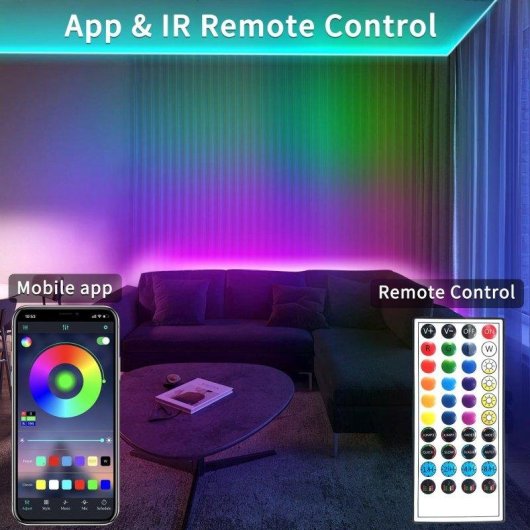 Tira Led Exterior IP68 RGB 15m Autrucker