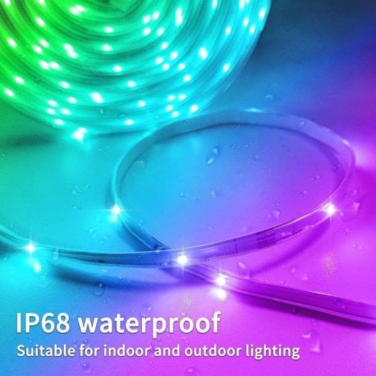Tira Led Exterior IP68 RGB 15m Autrucker