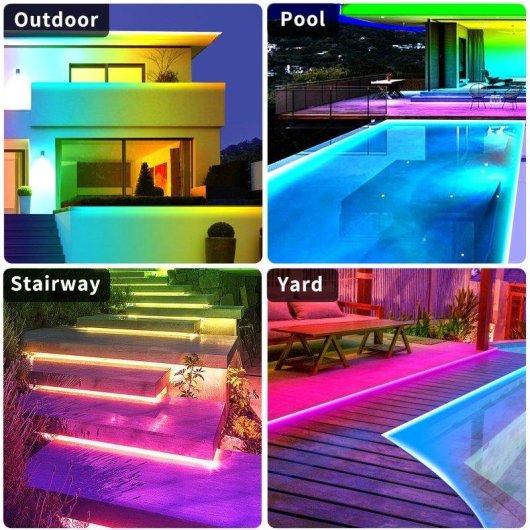Tira Led Exterior IP68 RGB 15m Autrucker