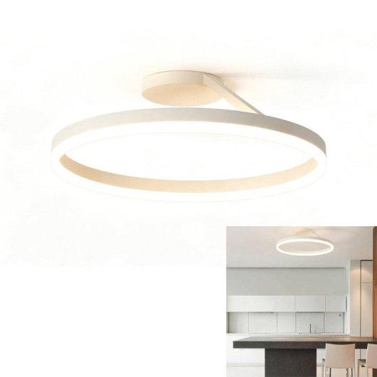 Plafon Lampada da soffitto Autrucker Nordico 25W 40cm Regolabile