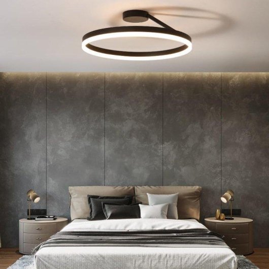 Plafoniera LED Autrucker Moderna Circolare 25W 40cm Dimmerabile Telecomando CCT