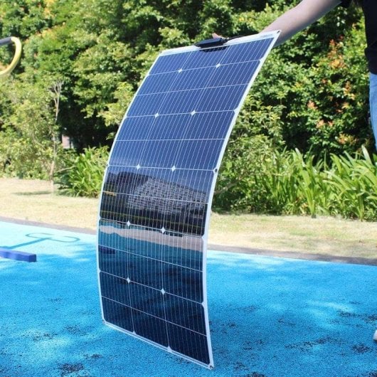 Pannello Solare Autrucker RGN33-100 100W Flessibile Impermeabile 12V
