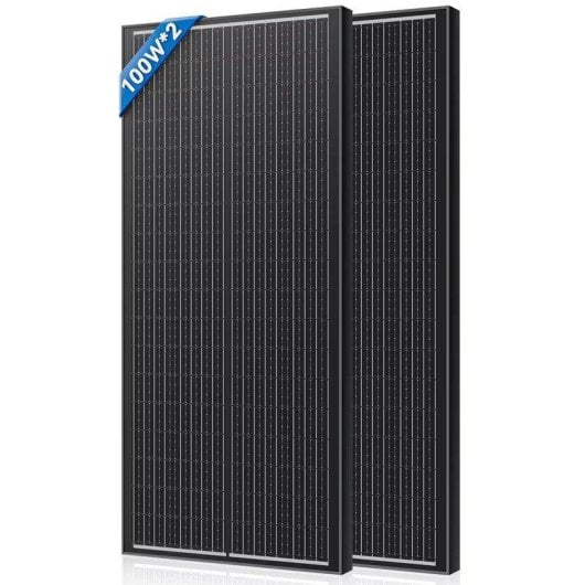 Pannello Solare Autrucker Monocristallino N-Type 100W 12V IP68 Alta Efficienza