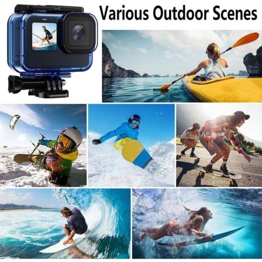 GoPro Blossom Blau Tauch Schutzhulle Filter Farben