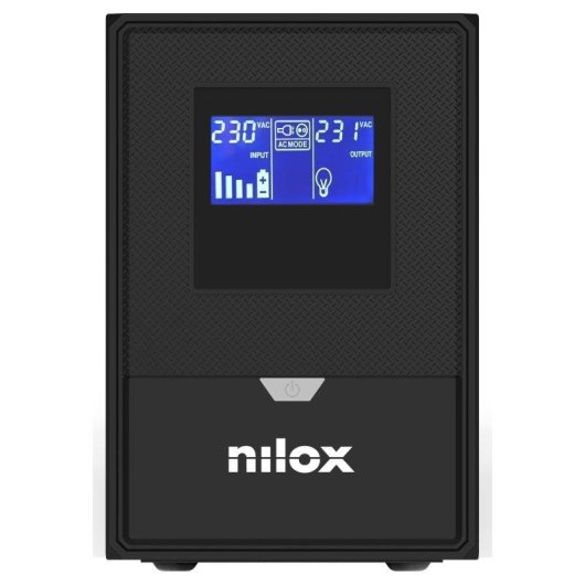Sai Nilox 1500VA Batería de Plomo 10 Minutos Protección con AVR y USB