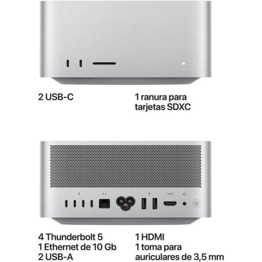 Apple Mac Studio M5 Max 18 núcleos 36GB 512GB SSD Apple GPU 32 Núcleos