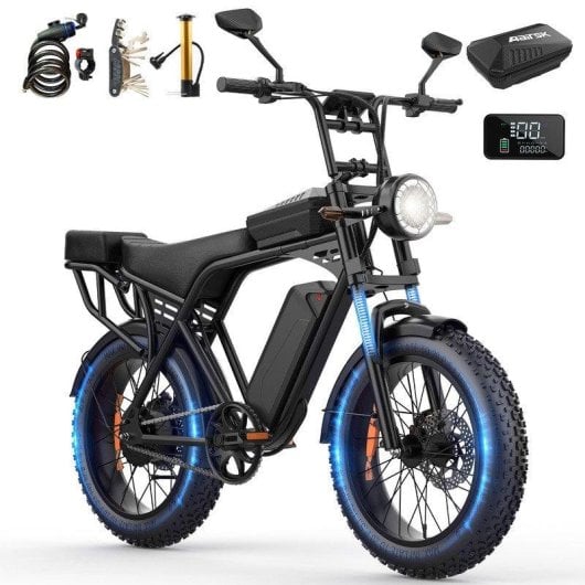 Bicicleta Eléctrica Todo Terreno Aairsk X5 20" 48V/15,6Ah