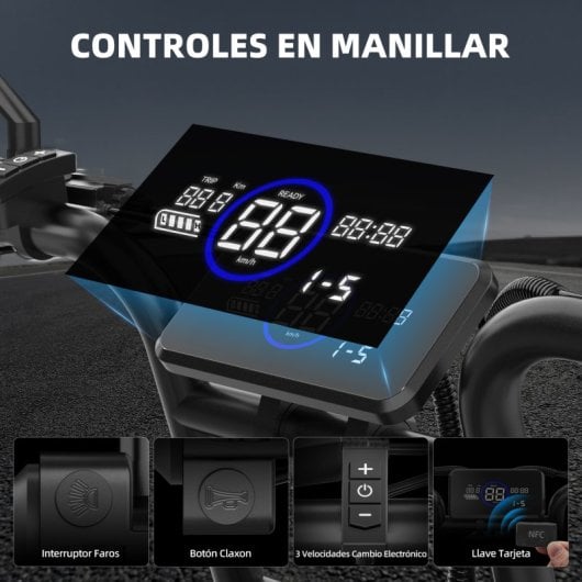 Bicicleta Eléctrica Todo Terreno Aairsk X5 20" 48V/15,6Ah