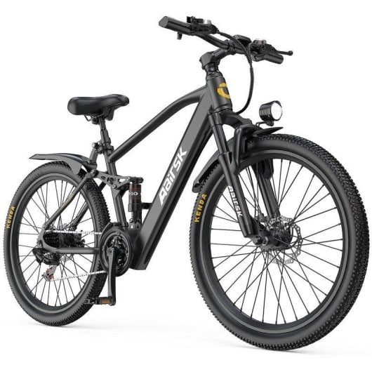 Velo Electrique Aairsk 26 Pouces 250 W 468Wh 21 Vitesses Noir
