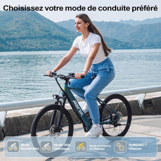 Velo Electrique Aairsk 250 W Tout-terrain 26 Pouces Bleu