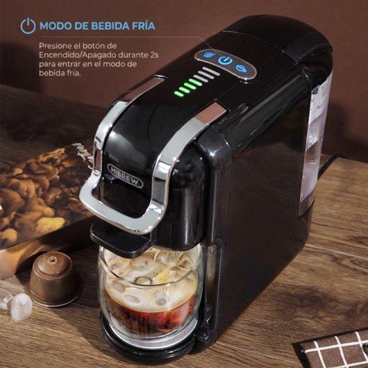 Máquina de café de cápsulas HiBREW H2B 600ml 19 Bares extração quente e fria