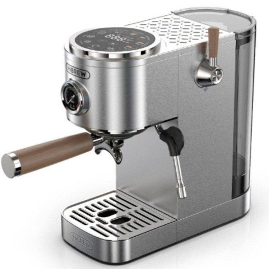 Macchina da caffè espresso semi-automatica HiBREW H13 doppia caldaia 1,3L 20 bar acciaio inox