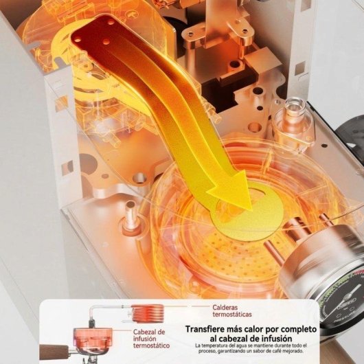 Macchina da caffè espresso semi-automatica HiBREW H13 doppia caldaia 1,3L 20 bar acciaio inox