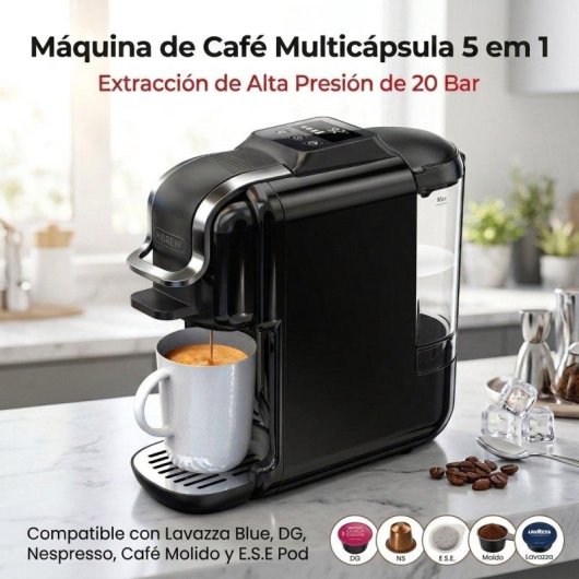 Caffettiera a capsule HiBREW H2C 20 Bar 1450W estrazione fredda e calda