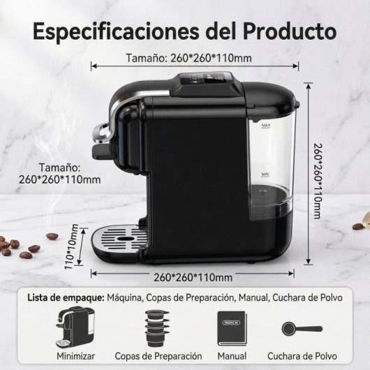 Caffettiera a capsule HiBREW H2C 20 Bar 1450W estrazione fredda e calda