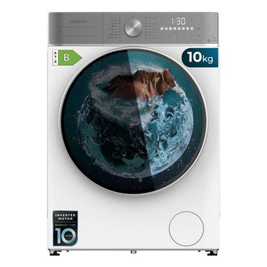 Lavasecadora Cecotec 6 kg A Bolero Wash&Dry 10680 Inverter Plus SpaCare