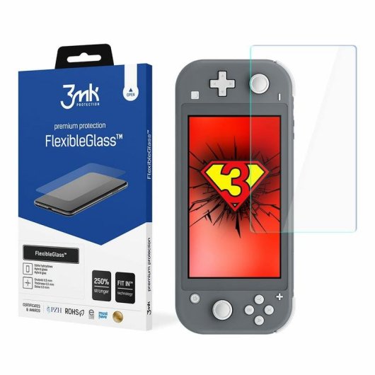 Cristal Flexible 3MK FlexibleGlass para Nintendo Switch Lite