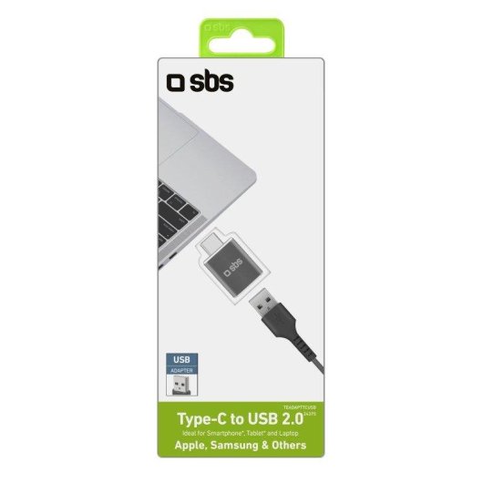 Adaptador USB-C para USB-A SBS Preto
