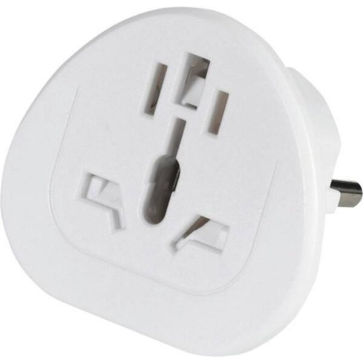 Adaptador de enchufe Vivanco Tipo F Universal Blanco