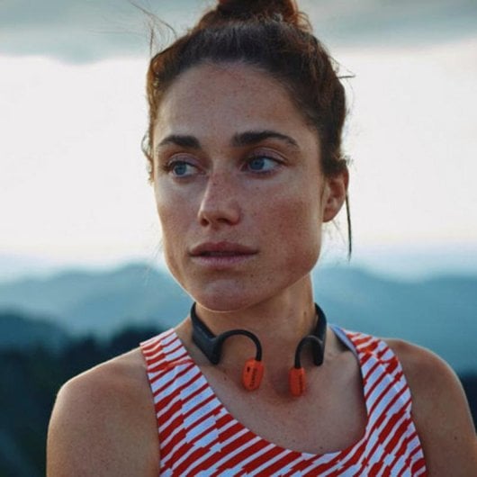 Auriculares Suunto Wing 2 inalámbricos Bluetooth para deportes con protección IP66 negro y naranja