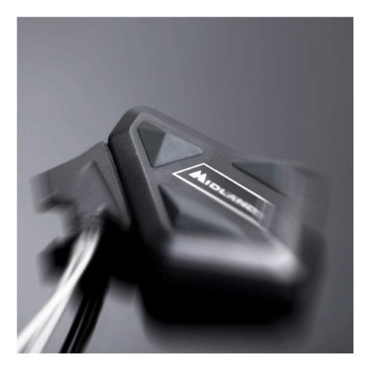 Auriculares Midland C1410.01 sans fil Bluetooth pour moto avec micro et IPX6 noir