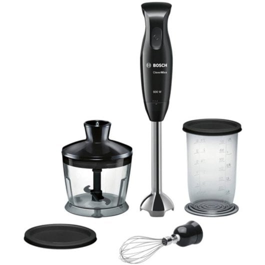 Standmixer Bosch MSM2650B 600W Schwarz mit abnehmbarem Behälter und Mini-Zerkleinerer
